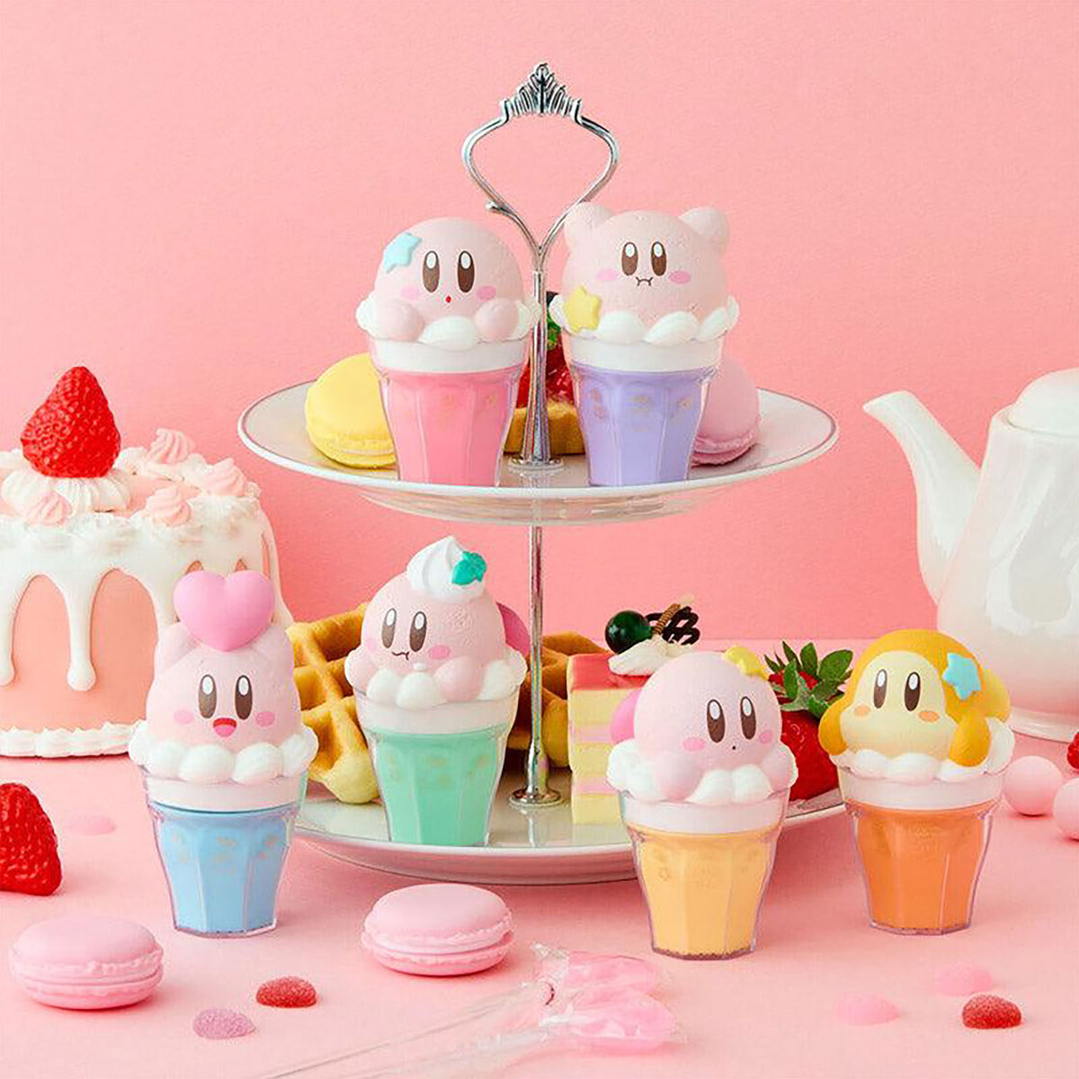Productafbeelding Kirby - Chara Latte Float Case mystery-figuur
