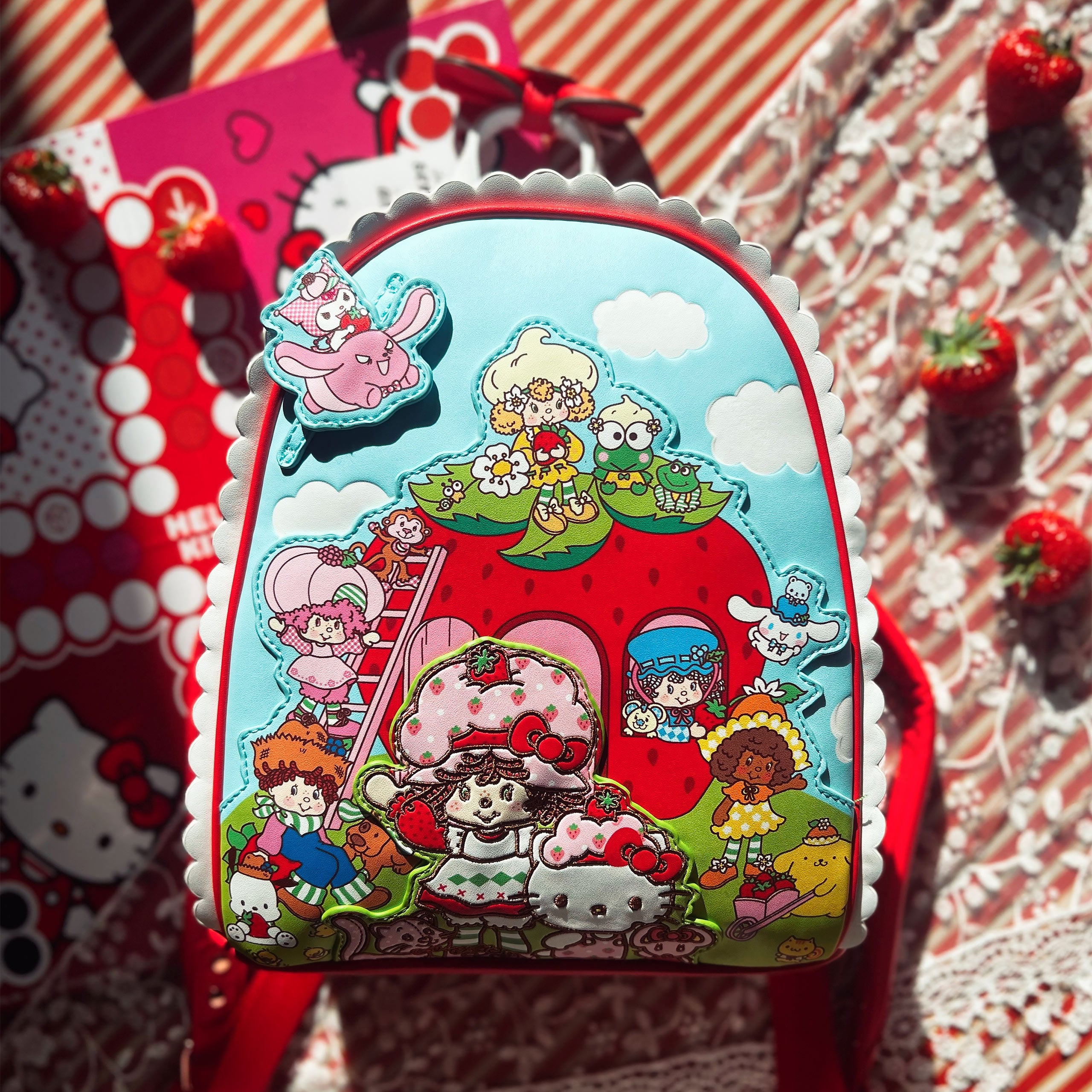 Productafbeelding Sanrio - Strawberry Shortcake en Hello Kitty Mini Rugzak