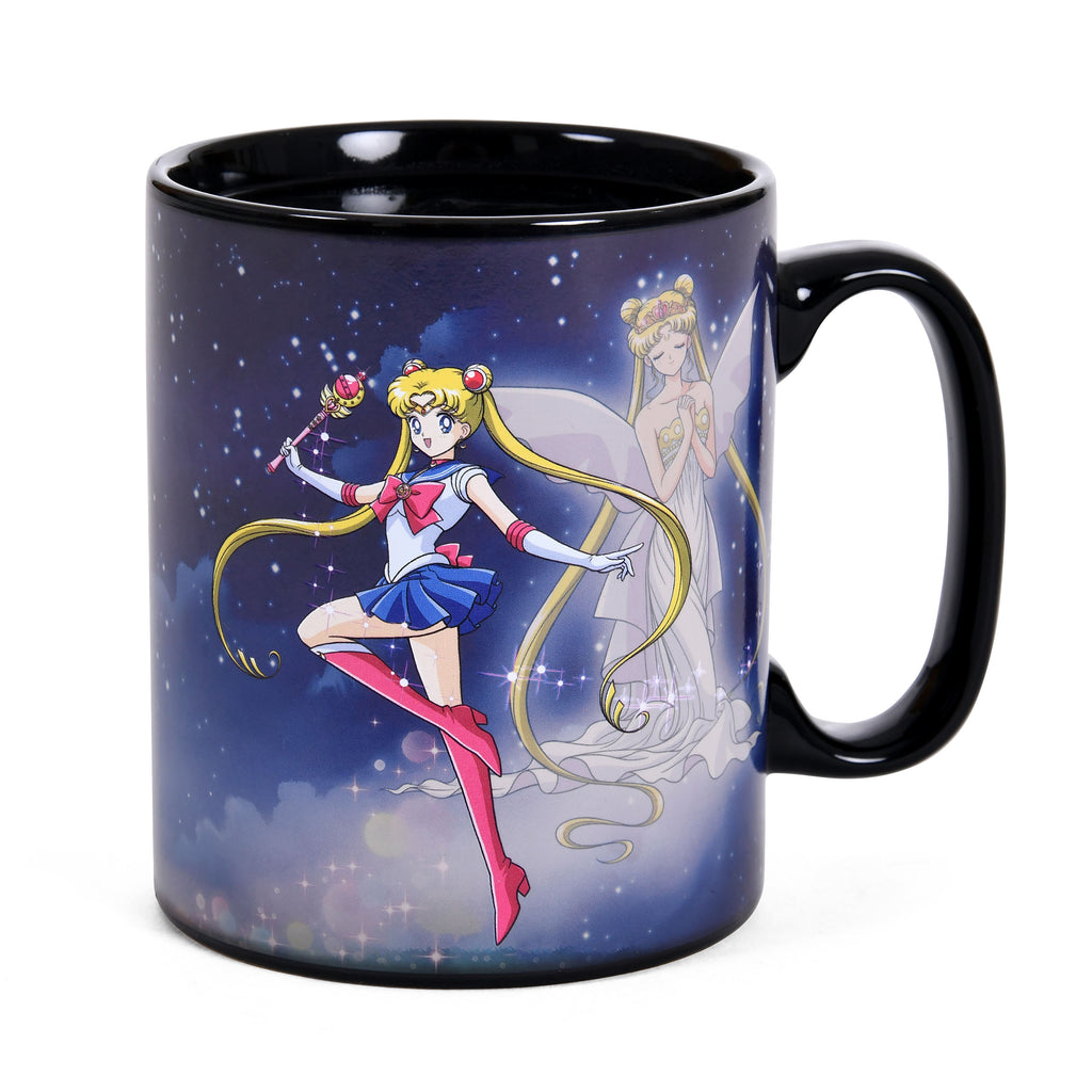 Productafbeelding Sailor Moon - Sailor & Chibi warmtegevoelige mok