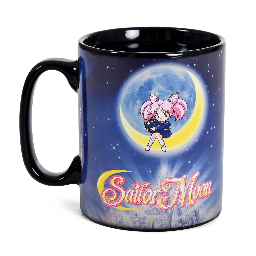 Productafbeelding Sailor Moon - Sailor & Chibi warmtegevoelige mok