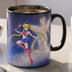 Productafbeelding Sailor Moon - Sailor & Chibi warmtegevoelige mok