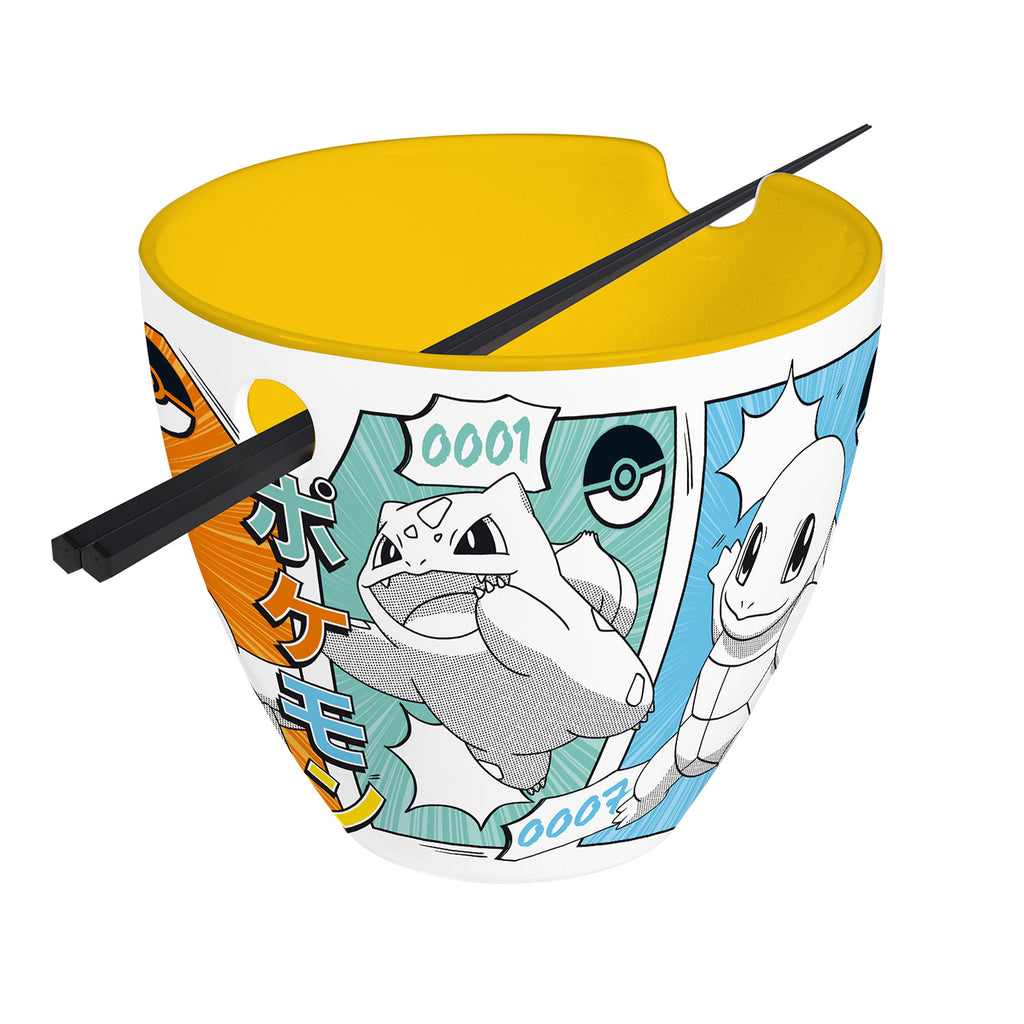 Productafbeelding Pokémon - Starters ramenkom met eetstokjes