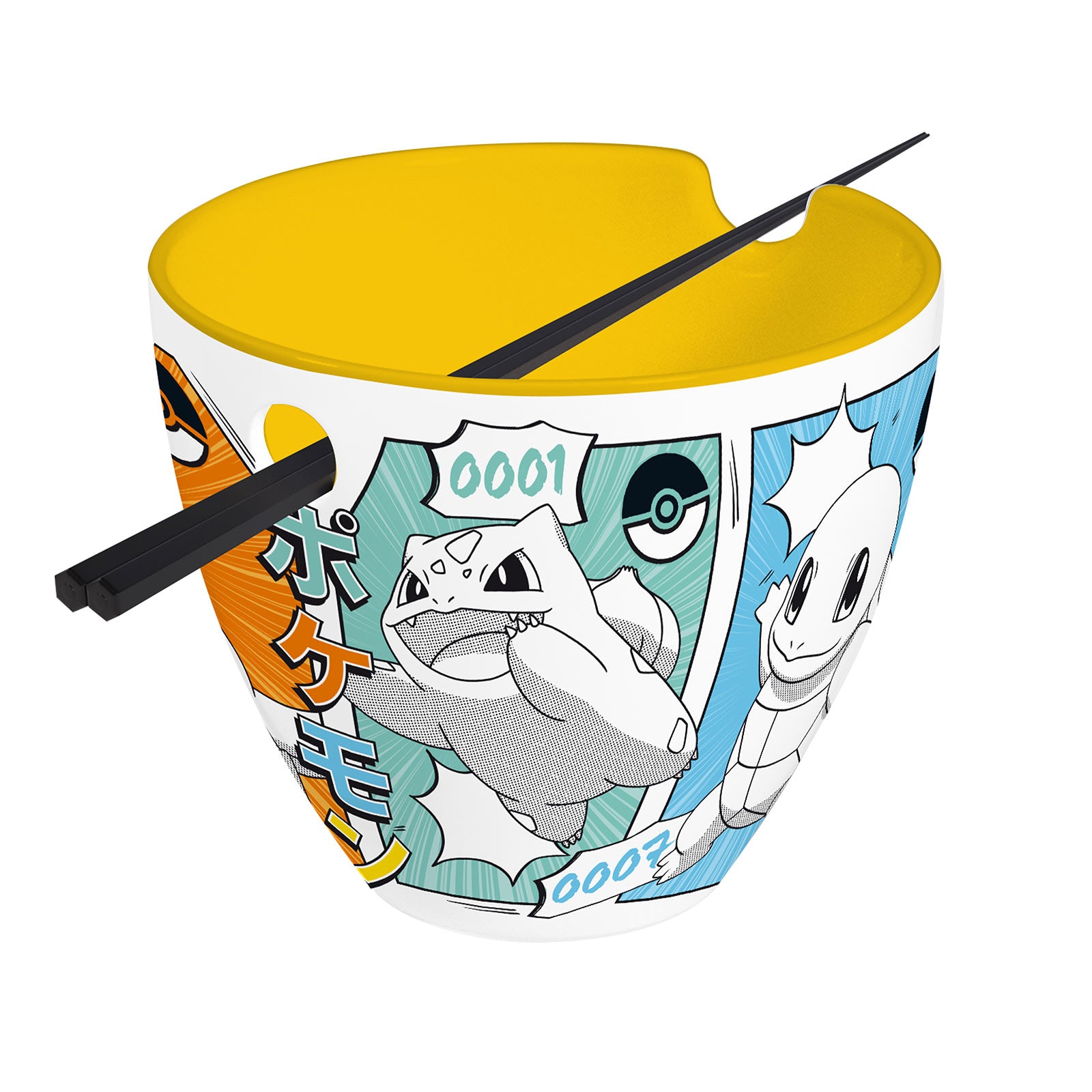 Productafbeelding Pokémon - Starters ramenkom met eetstokjes