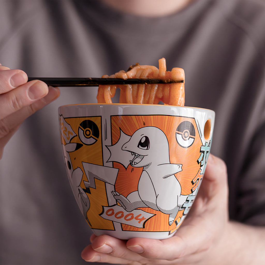 Productafbeelding Pokémon - Starters ramenkom met eetstokjes