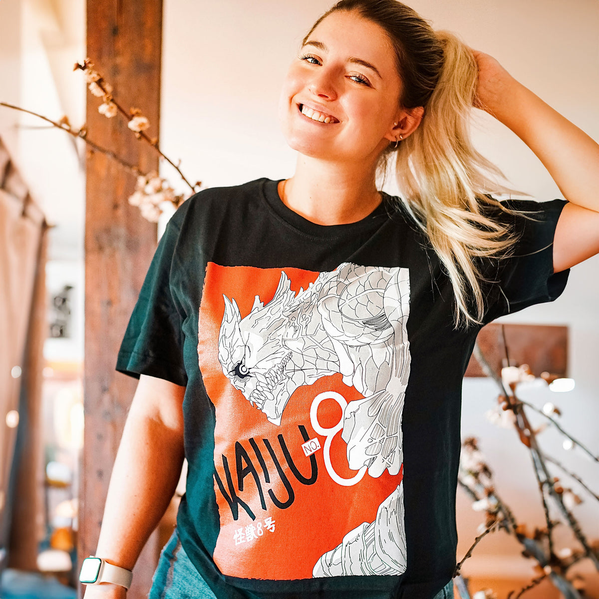Productafbeelding No. 8 T-shirt voor fans van Kaiju No. 8