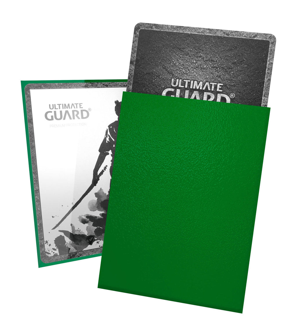 Productafbeelding Ultimate Guard Katana kaarthoesjes groen, set van 100 voor TCG-standaardmaat