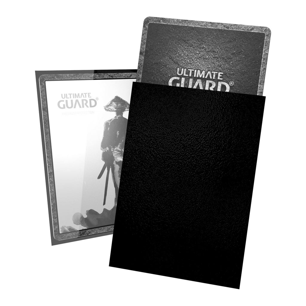Product image Katana Card Sleeves Black 60-Pack by Ultimate Guard for TCGs – Japanese Size