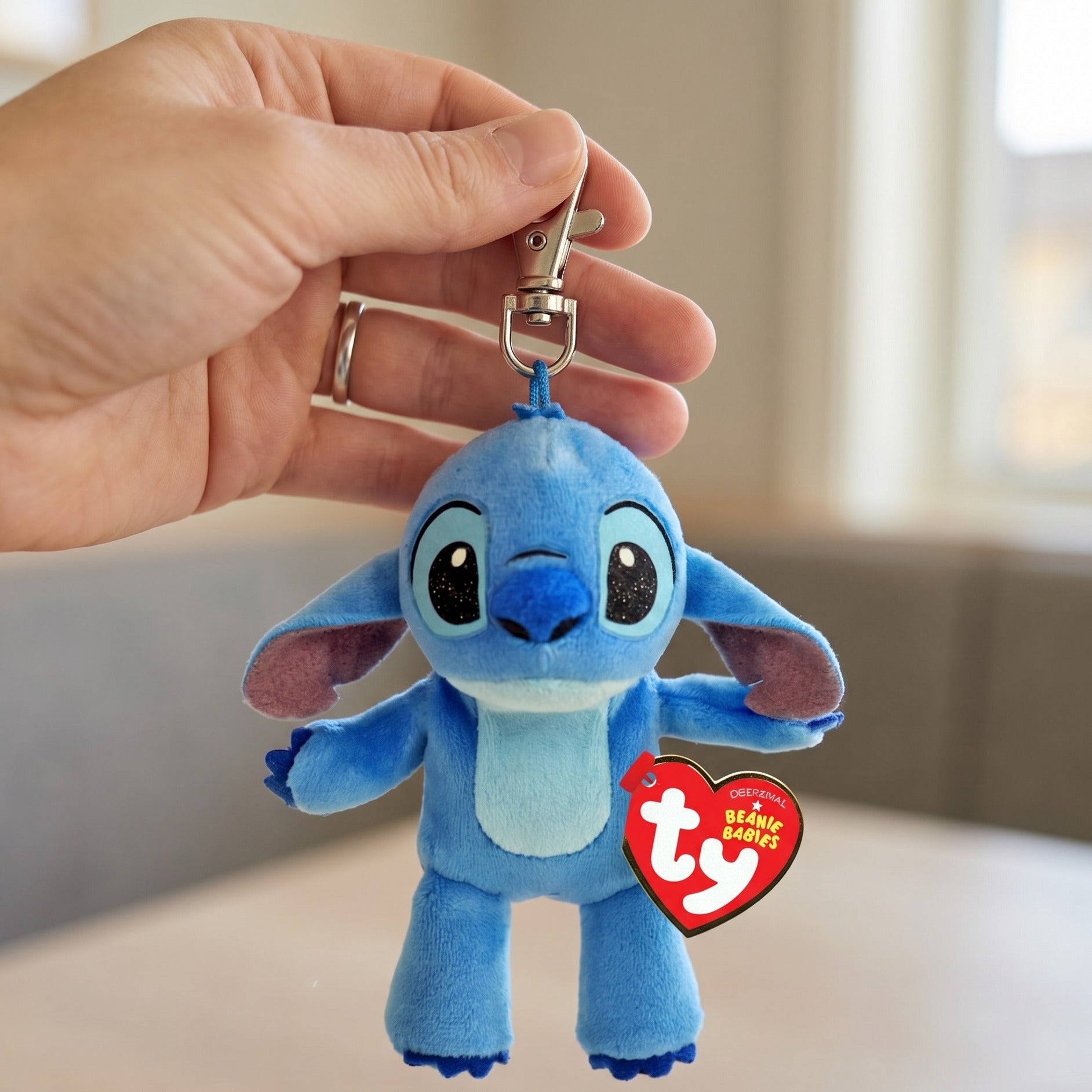 Productafbeelding Stitch pluche sleutelhanger - Lilo & Stitch