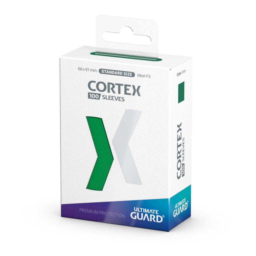 Productafbeelding Cortex kaarthoesjes groen 100-pack Ultimate Guard voor TCG standaardformaat