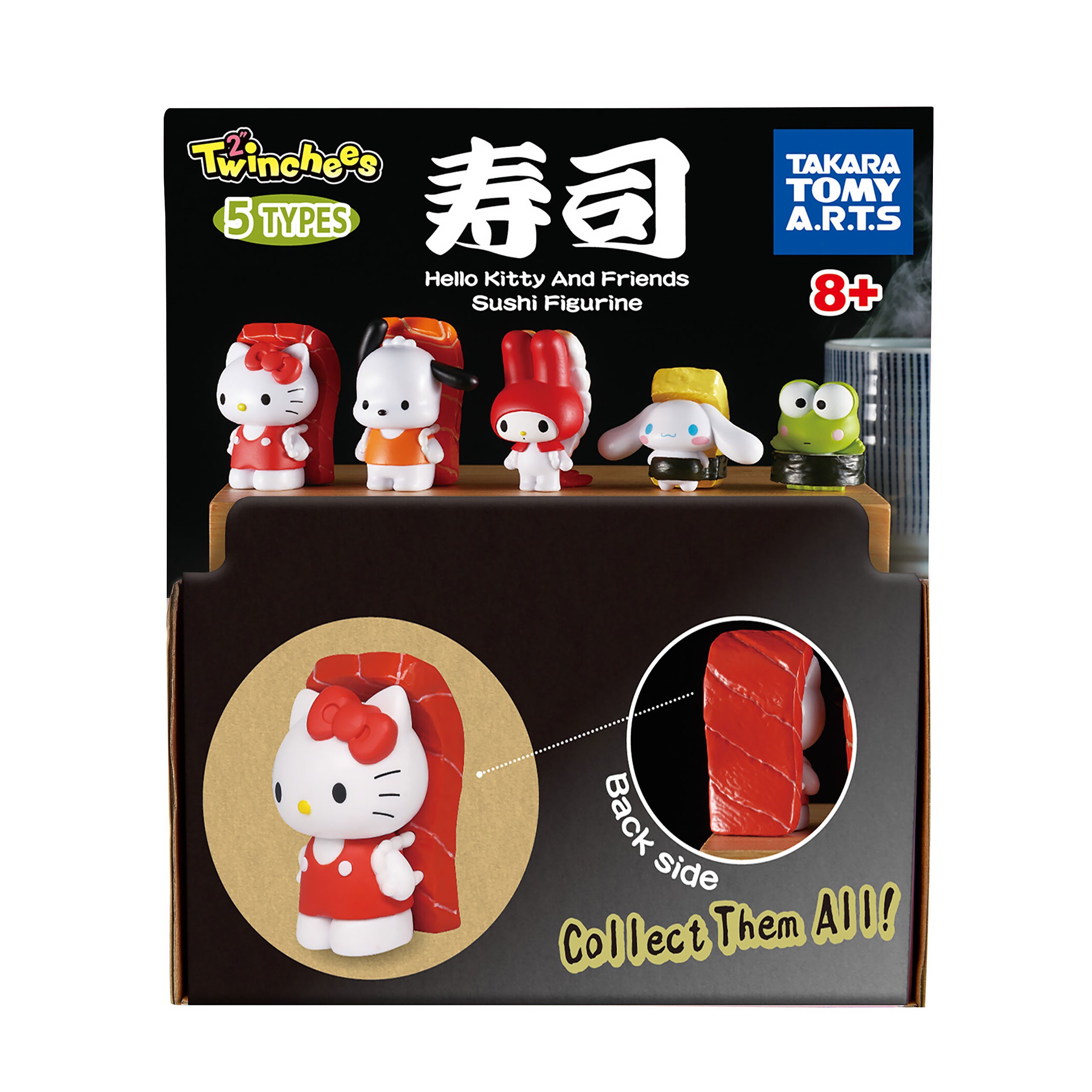 Productafbeelding Sanrio - Hello Kitty & Friends Sushi Kawai Mystery Twinchees Figuur Display E1089482