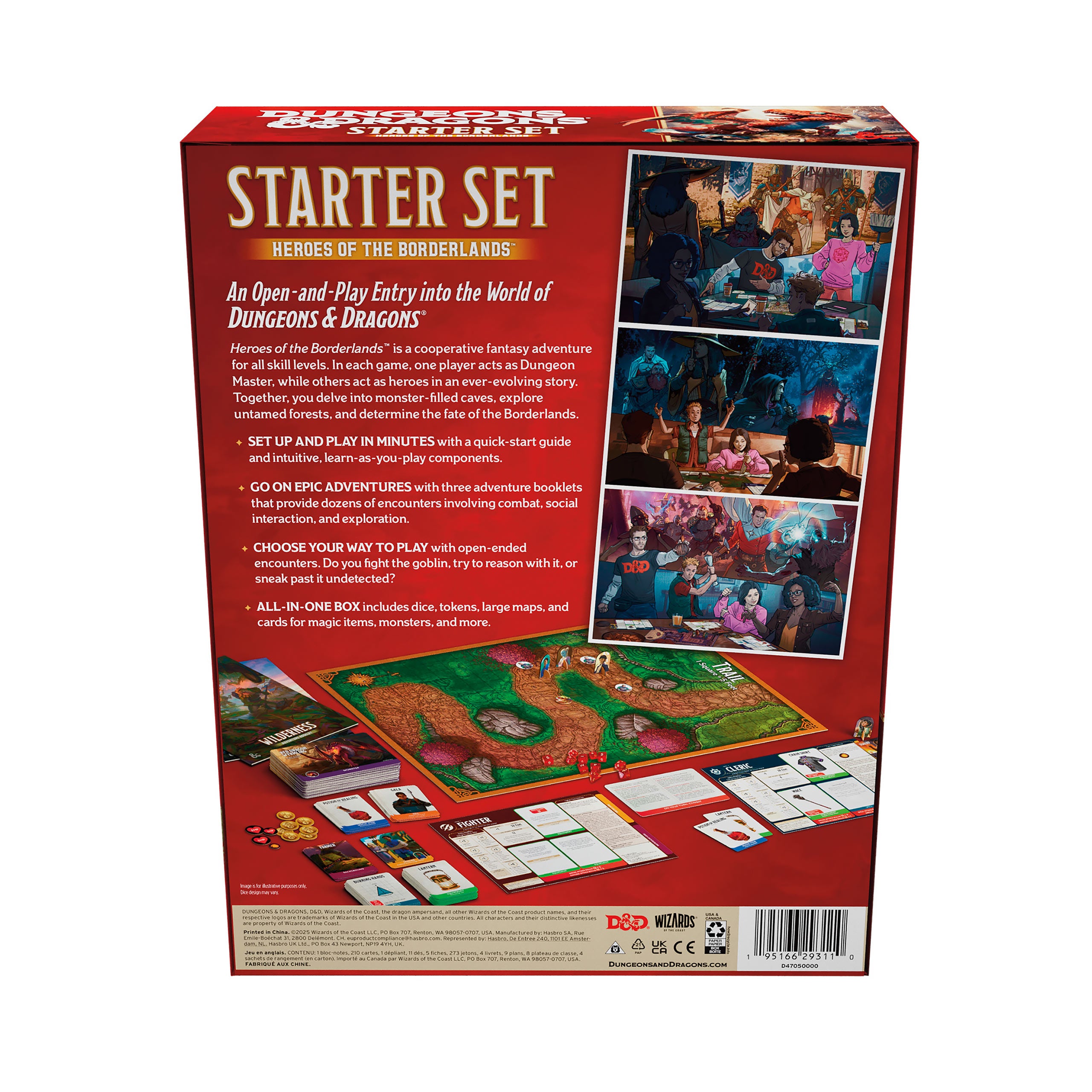 Productafbeelding Dungeons & Dragons - Heroes of the Borderlands Starterset