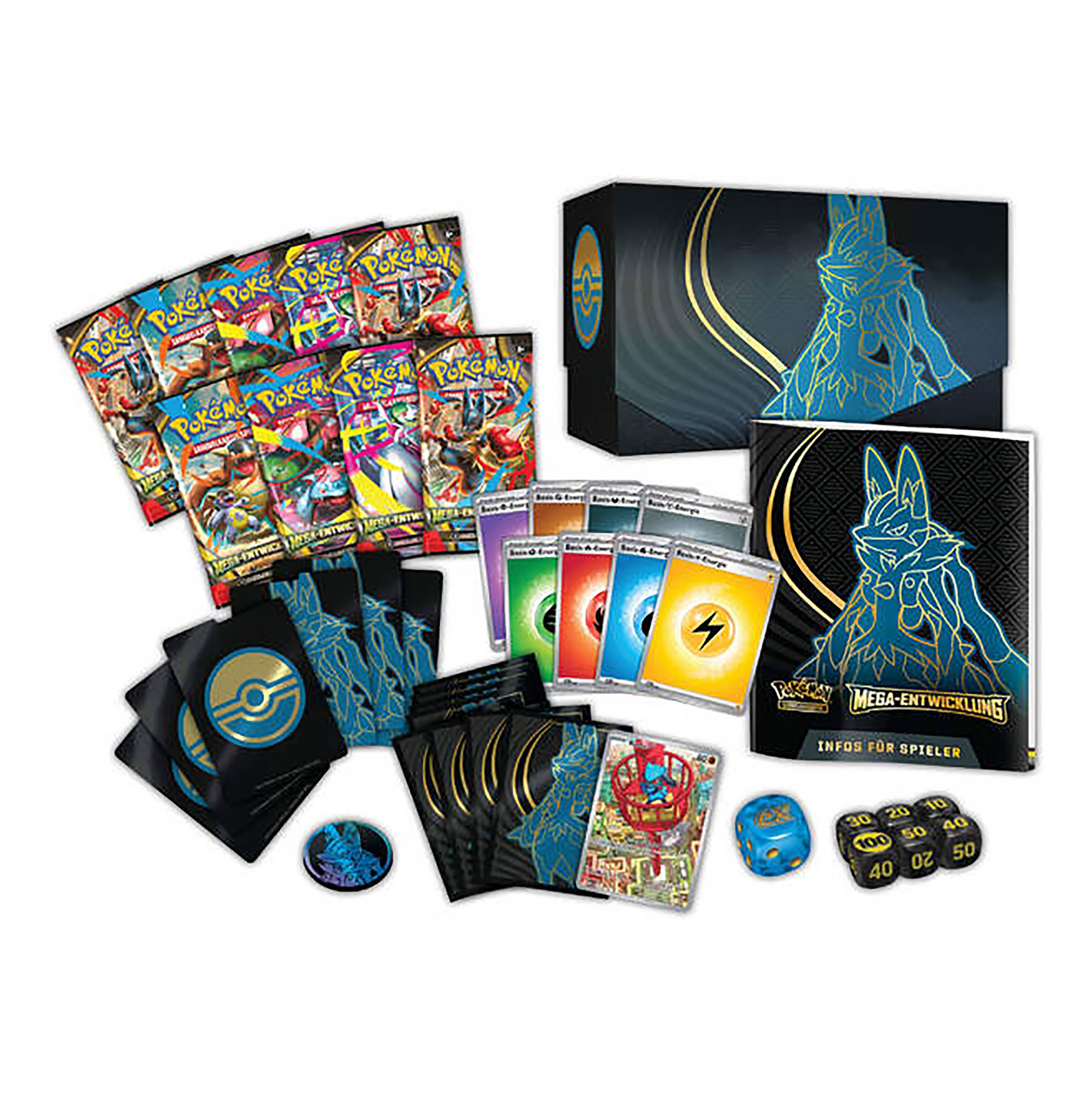 Productafbeelding Pokemon - Lucario Mega-Evolutie ME01 Elite Trainer Box