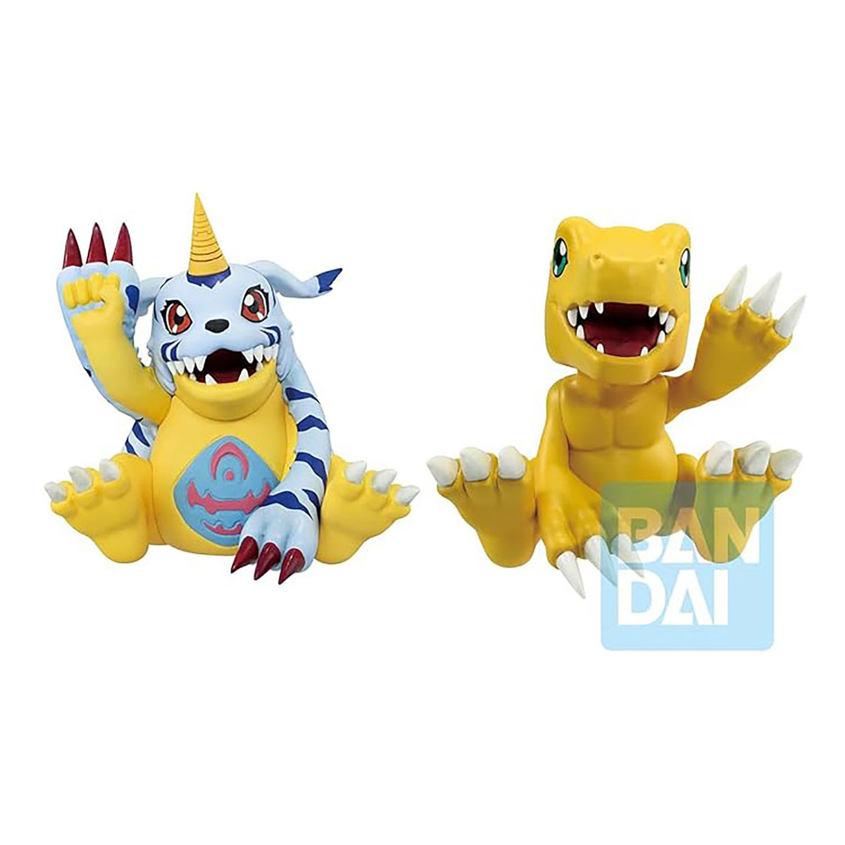 Productafbeelding Digimon - Agumon en Gabumon Clash of Light and Darkness Ichibansho Figuur