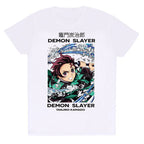 Productafbeelding Demon Slayer - Tanjiro Whirlpool T-Shirt wit