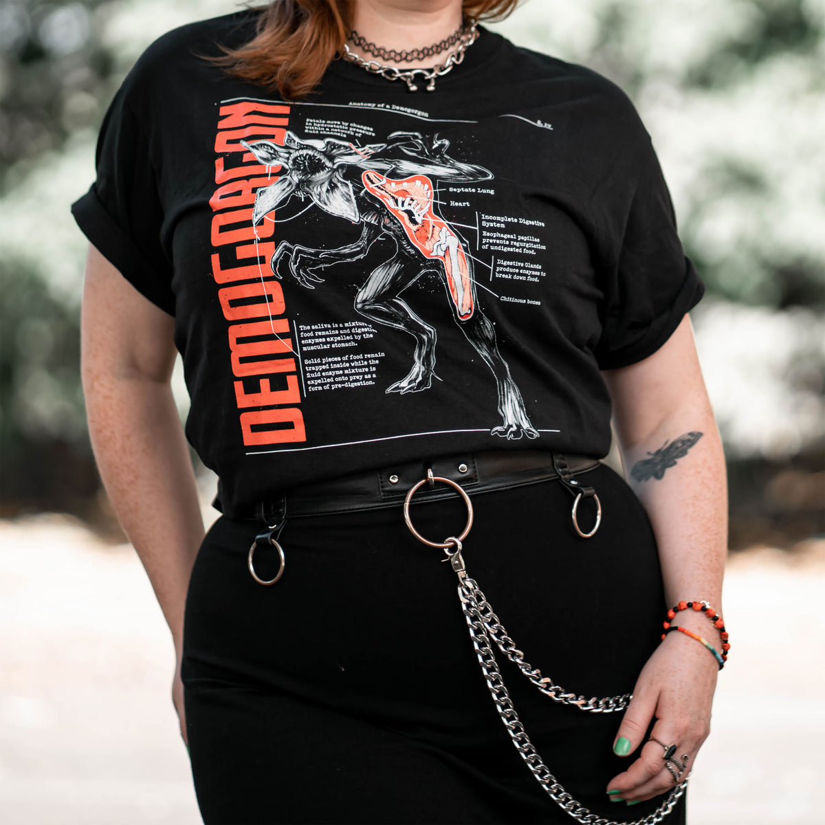 Productafbeelding Stranger Things - T-shirt Anatomie van een Demogorgon