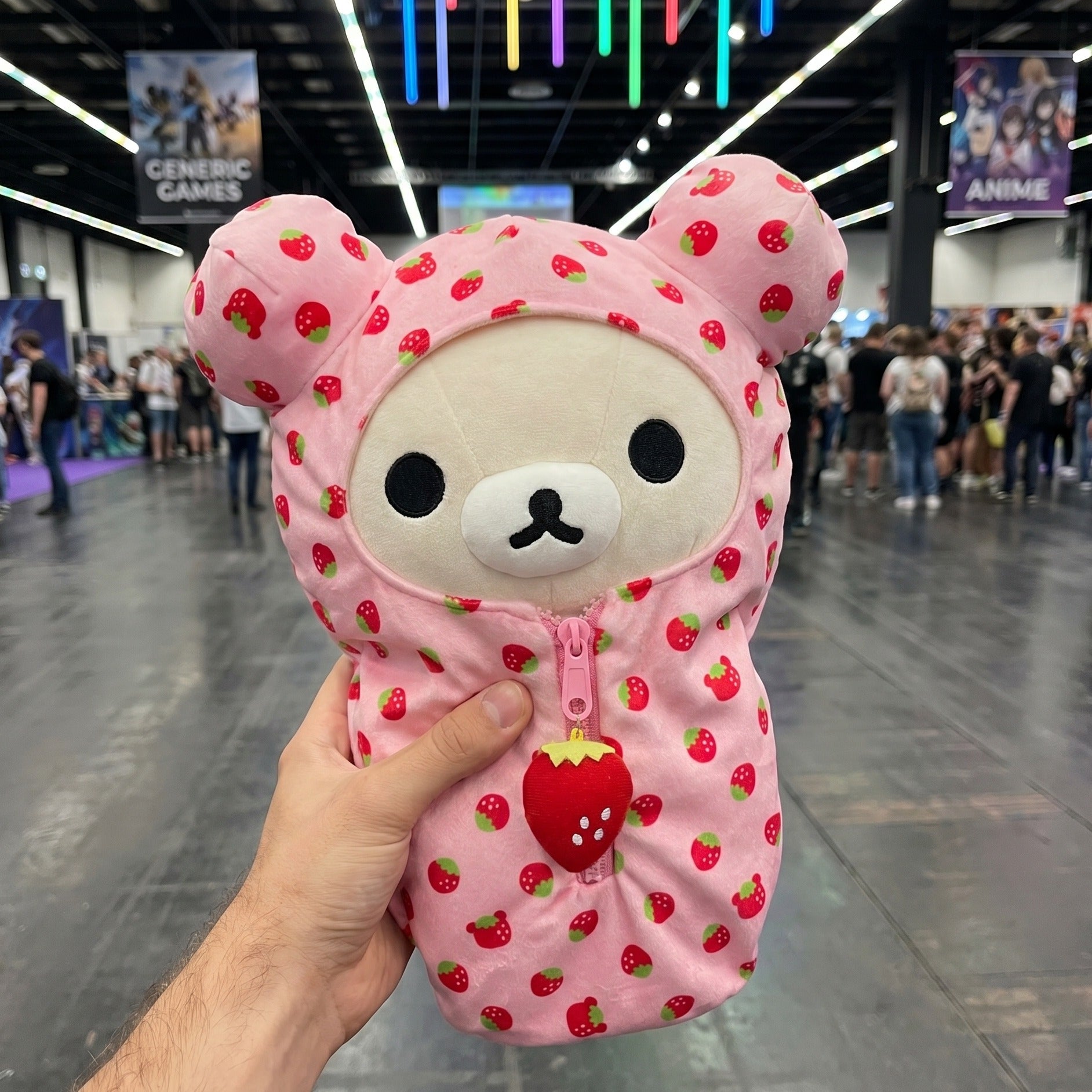 Productafbeelding Rilakkuma - Korilakkuma Sleeping Bag pluche knuffel