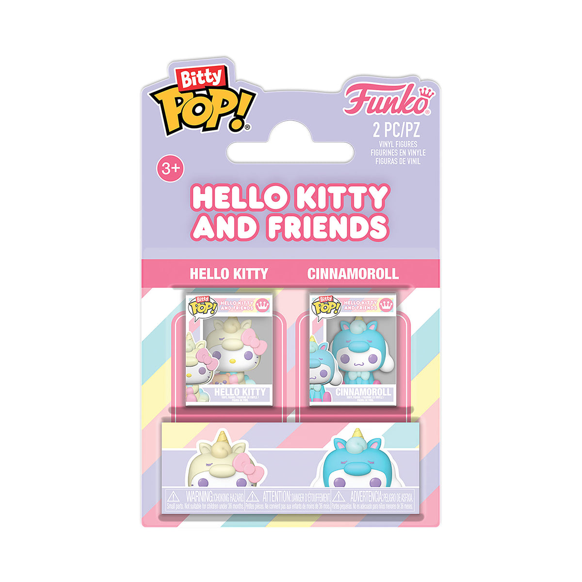 Productafbeelding Sanrio - Hello Kitty en Cinnamoroll Funko Bitty Pop 2-pack figuurset