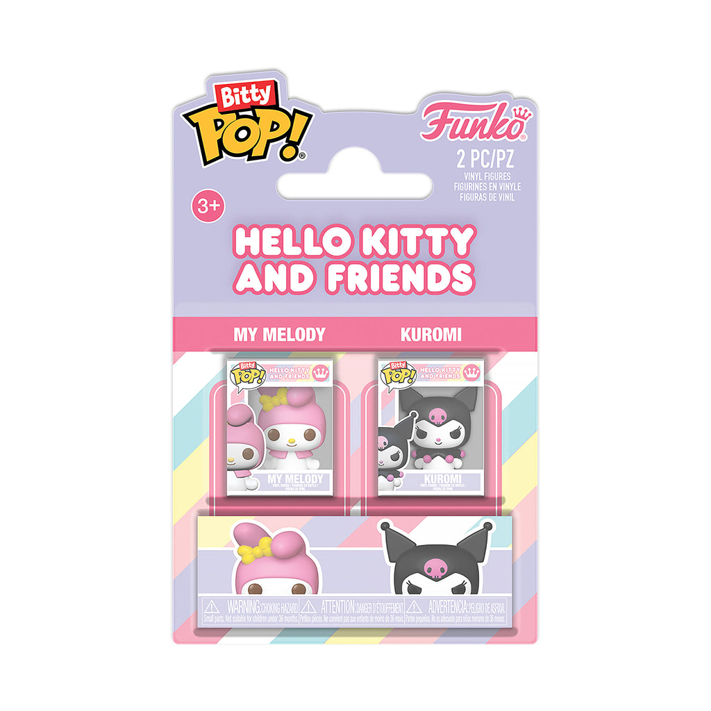 Productafbeelding Sanrio - My Melody en Kuromi Funko Bitty Pop 2-pack figuurset