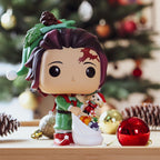 Productafbeelding Demon Slayer - Tanjiro Holiday Funko Pop! figuur