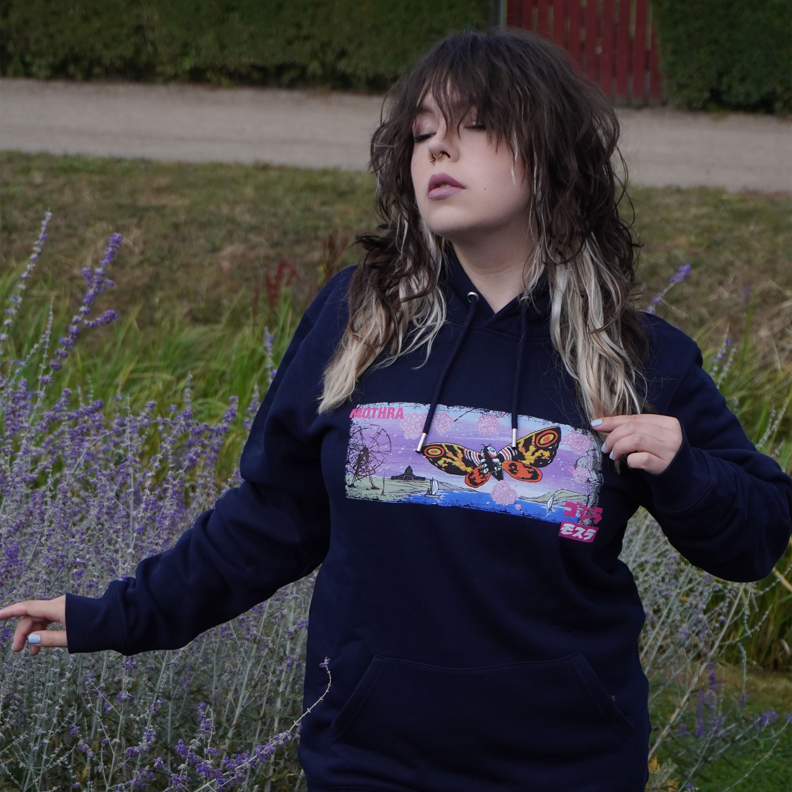 Productafbeelding Godzilla - Mothra hoodie blauw