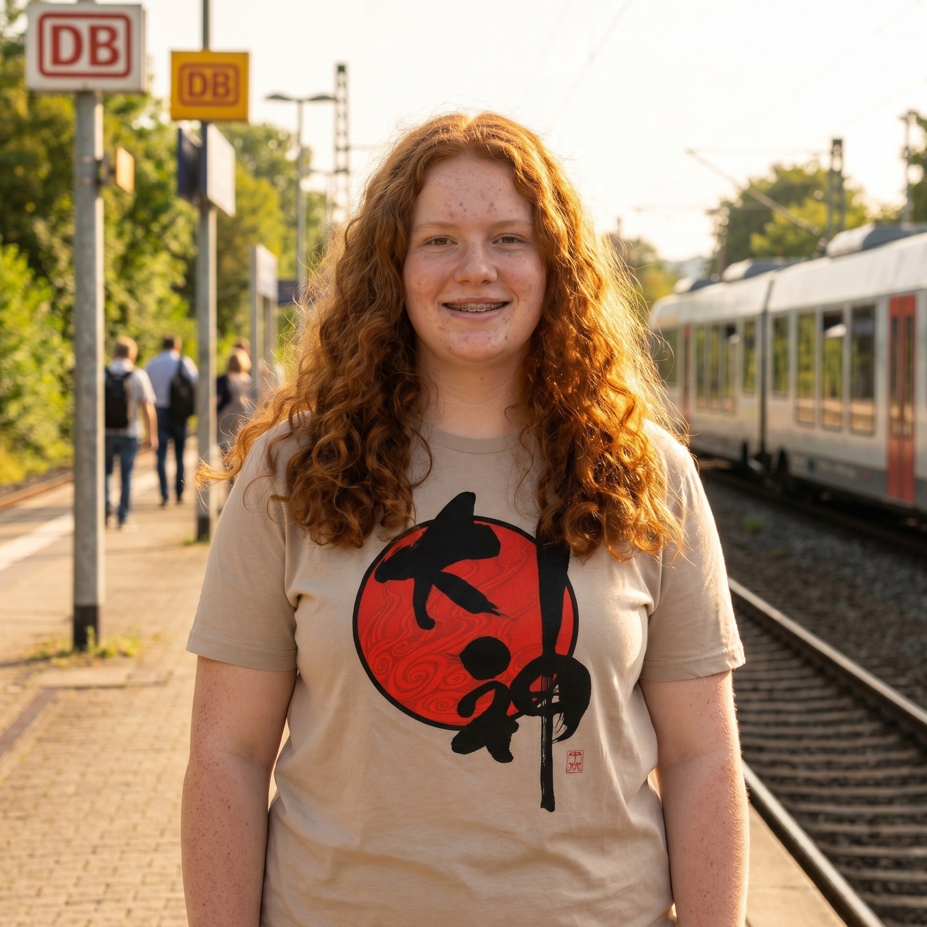 Productafbeelding Okami - Logo T-shirt beige