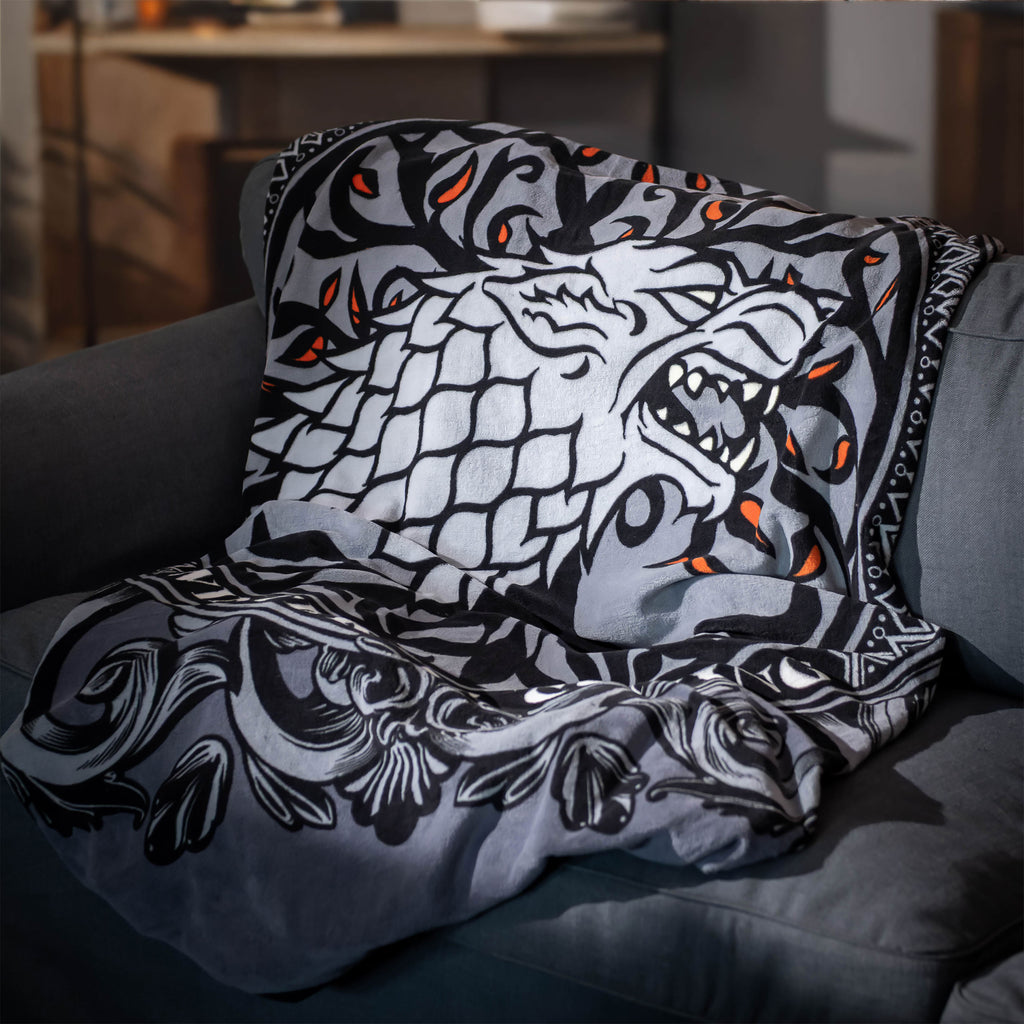 Productafbeelding Stark Wapen Fleece Dekentje - Game of Thrones