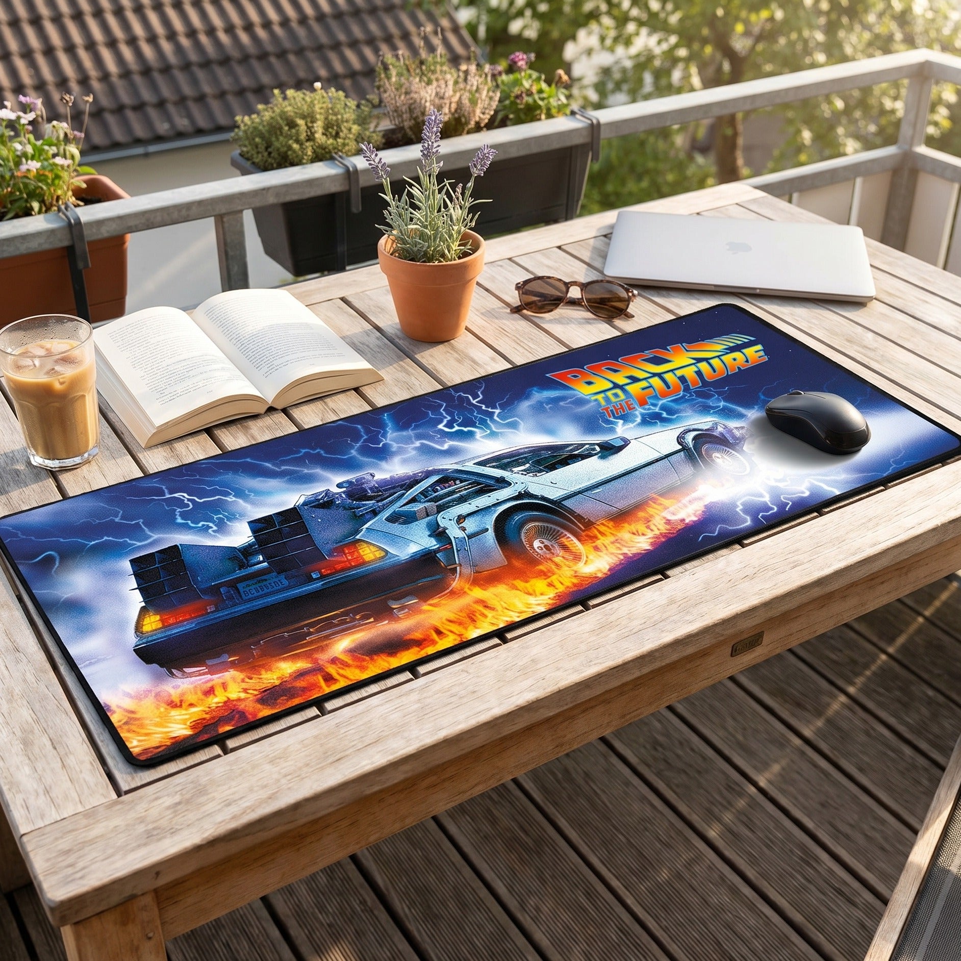 Productafbeelding Back to the Future - DeLorean Muismat