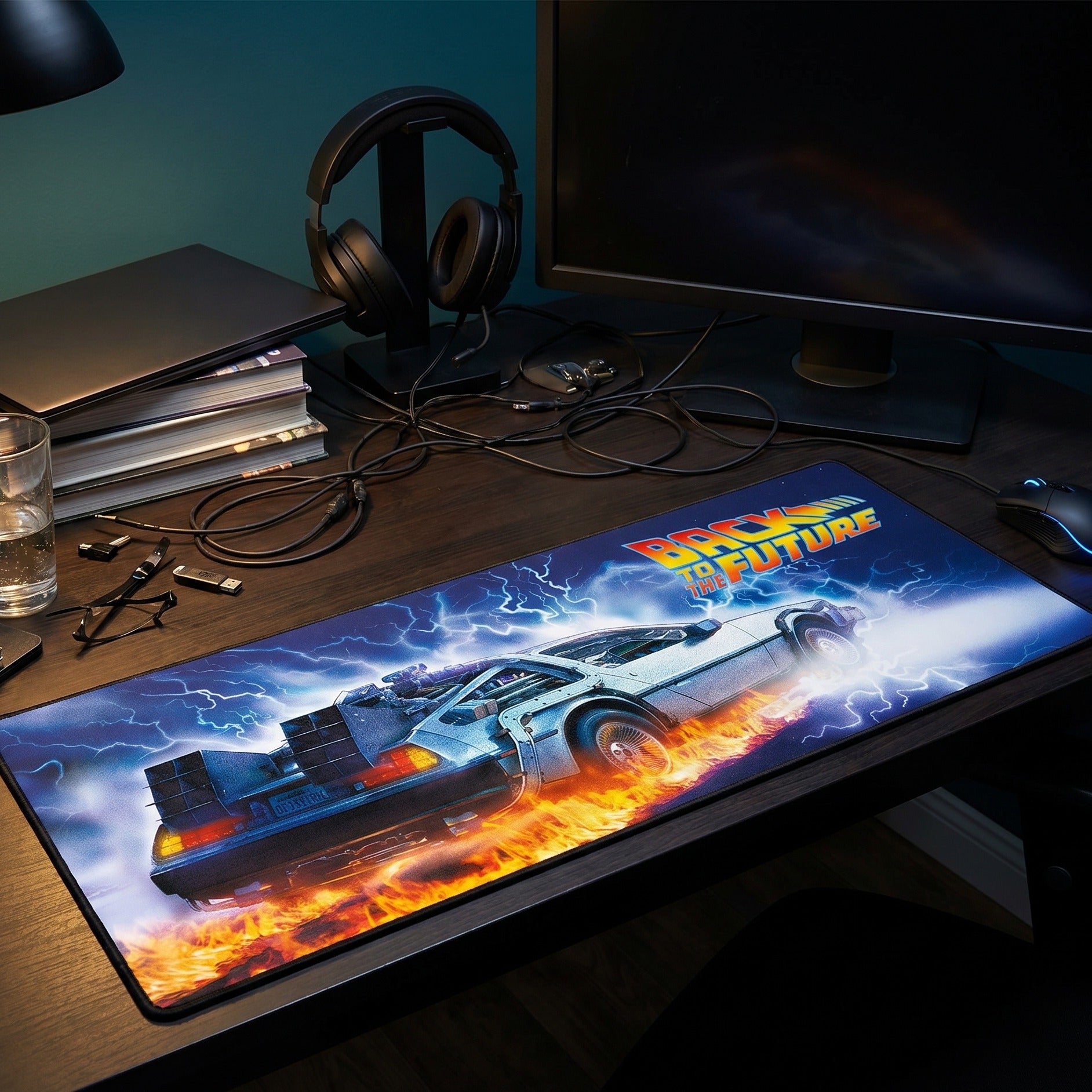 Productafbeelding Back to the Future - DeLorean Muismat