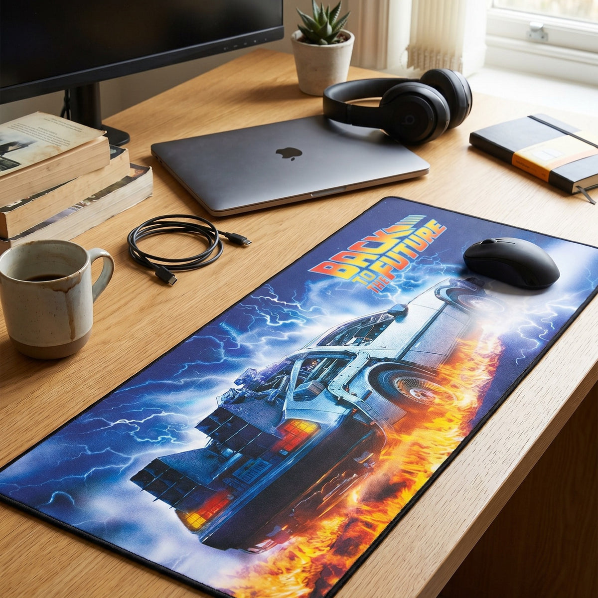 Productafbeelding Back to the Future - DeLorean Muismat