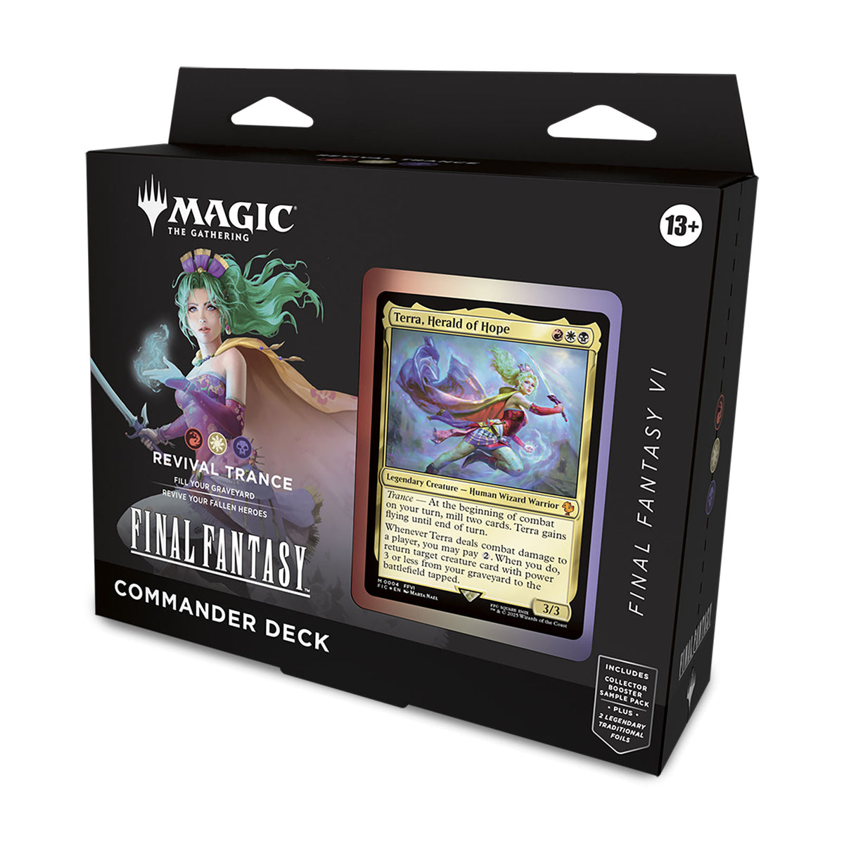 Productafbeelding Final Fantasy Revival Trance Commander Deck Engelse versie - Magic: The Gathering