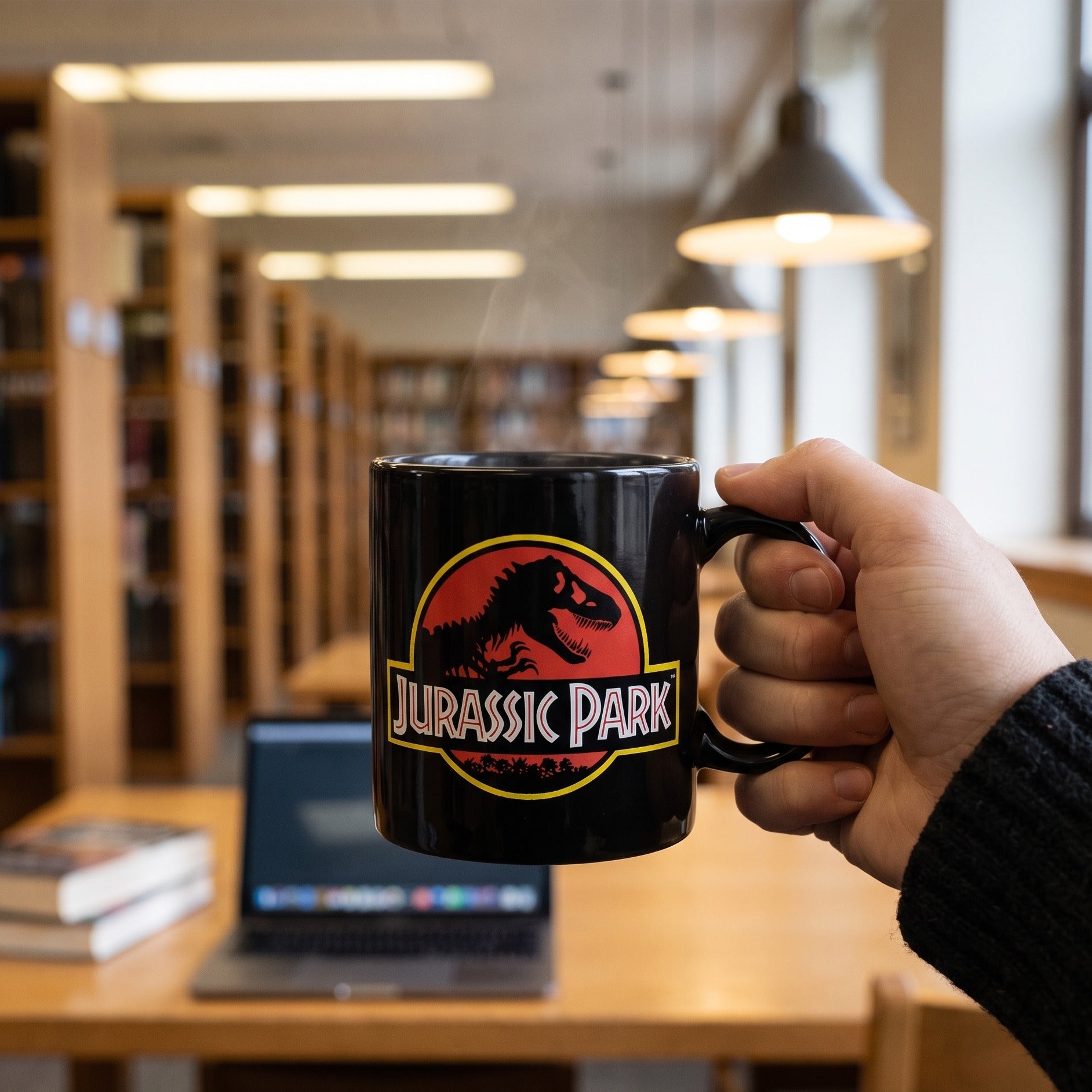Productafbeelding Jurassic Park - Logo Mok Zwart