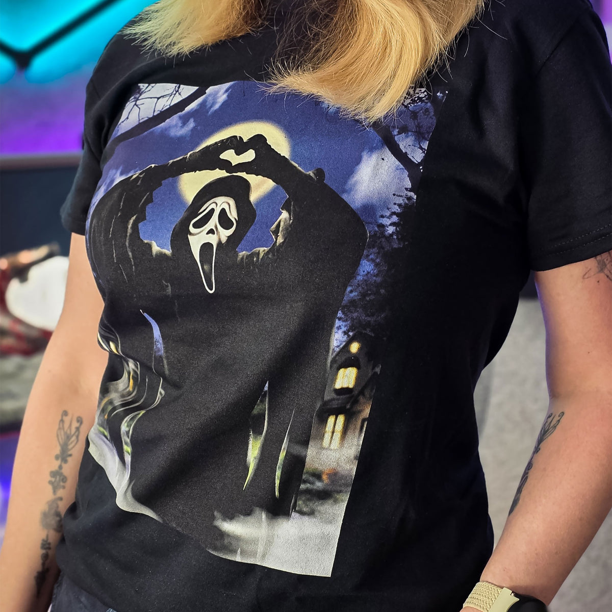 Productafbeelding Ghost Face - Hearts T-shirt zwart