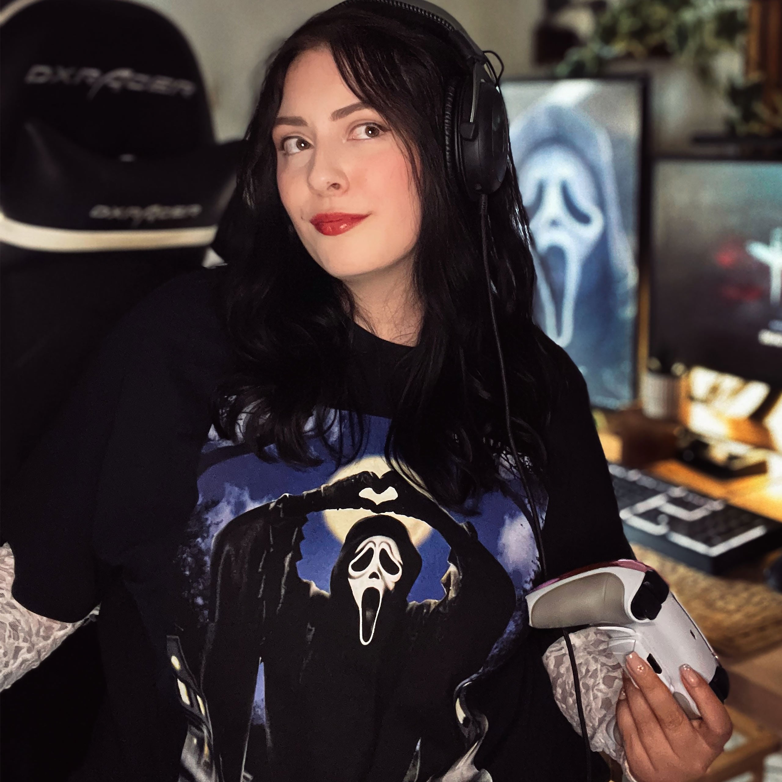Productafbeelding Ghost Face - Hearts T-shirt zwart