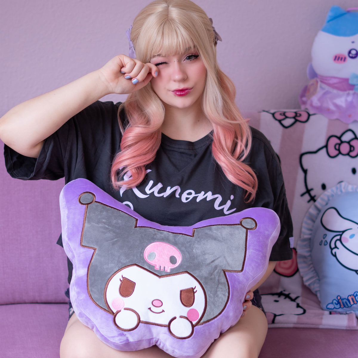 Productafbeelding Hello Kitty and Friends - Kuromi Kussen