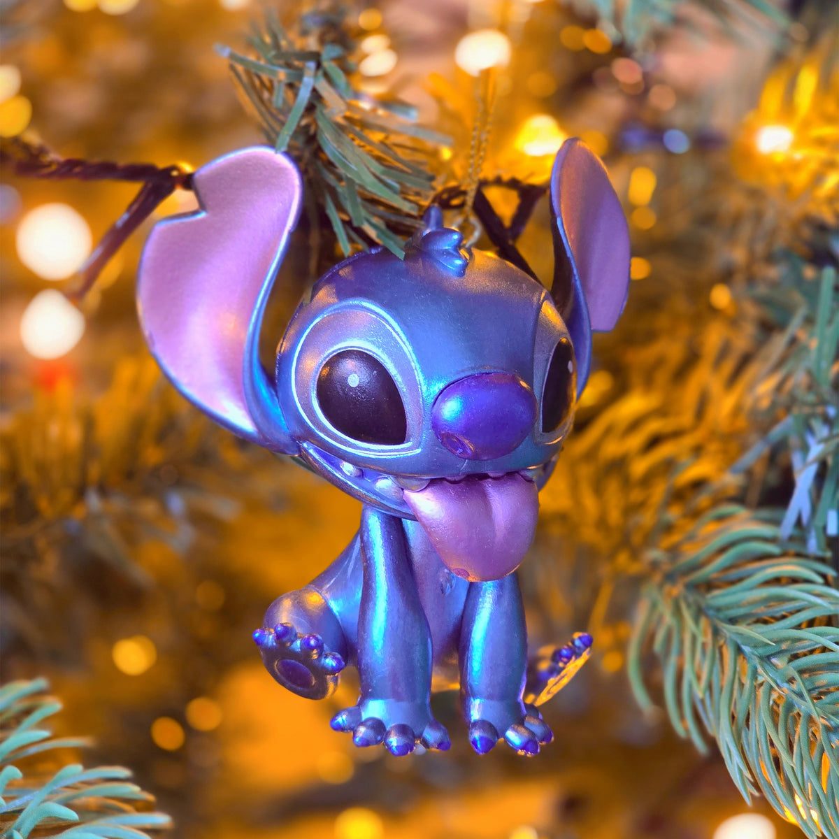 Productafbeelding Stitch Metallic Kerstboomornament - Lilo & Stitch