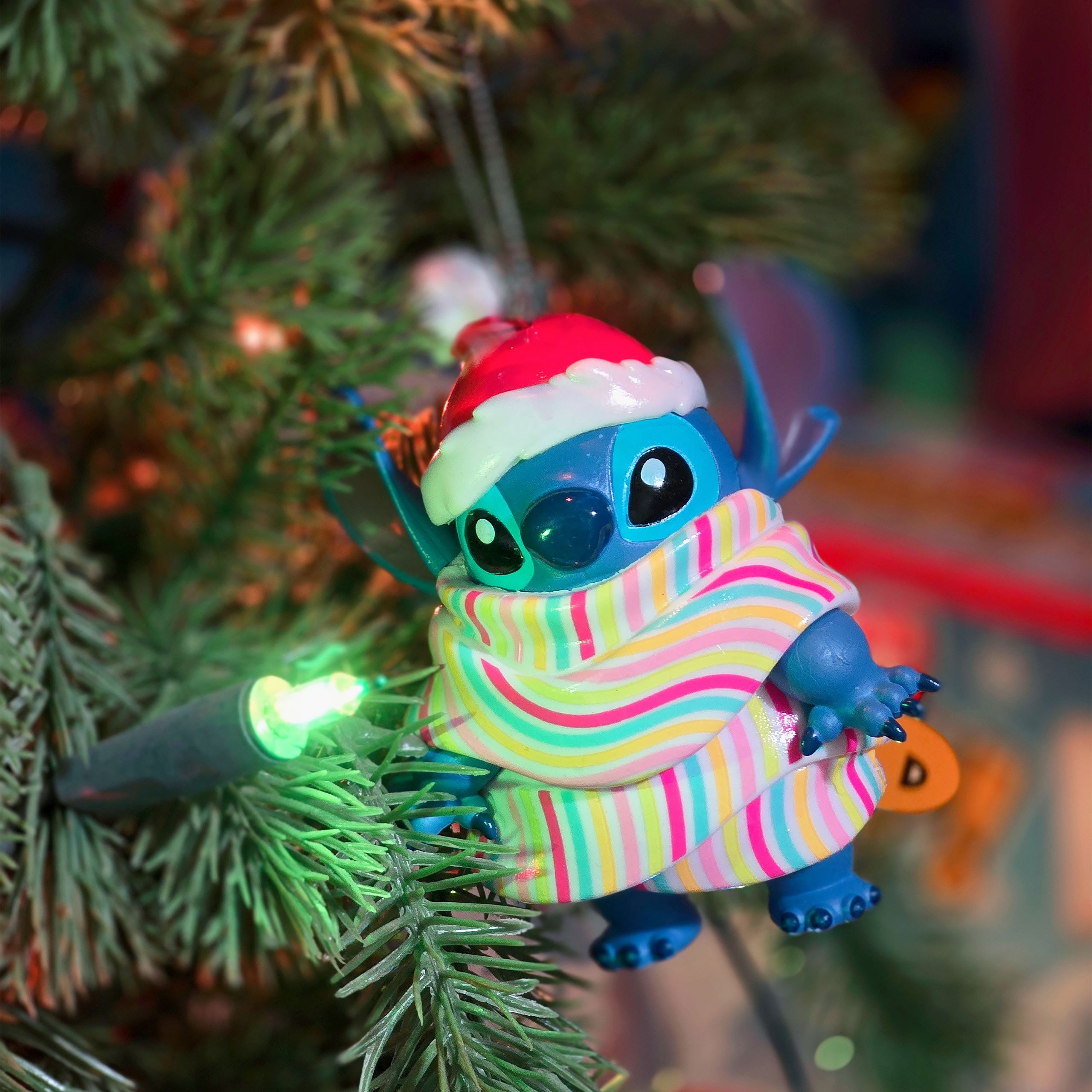 Productafbeelding Kerstboomversiering Stitch met sjaal - Lilo & Stitch