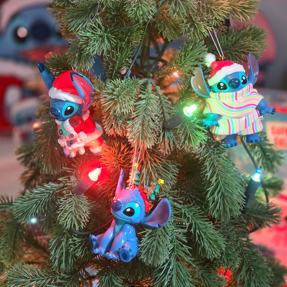 Productafbeelding Kerstboomversiering Stitch met sjaal - Lilo & Stitch