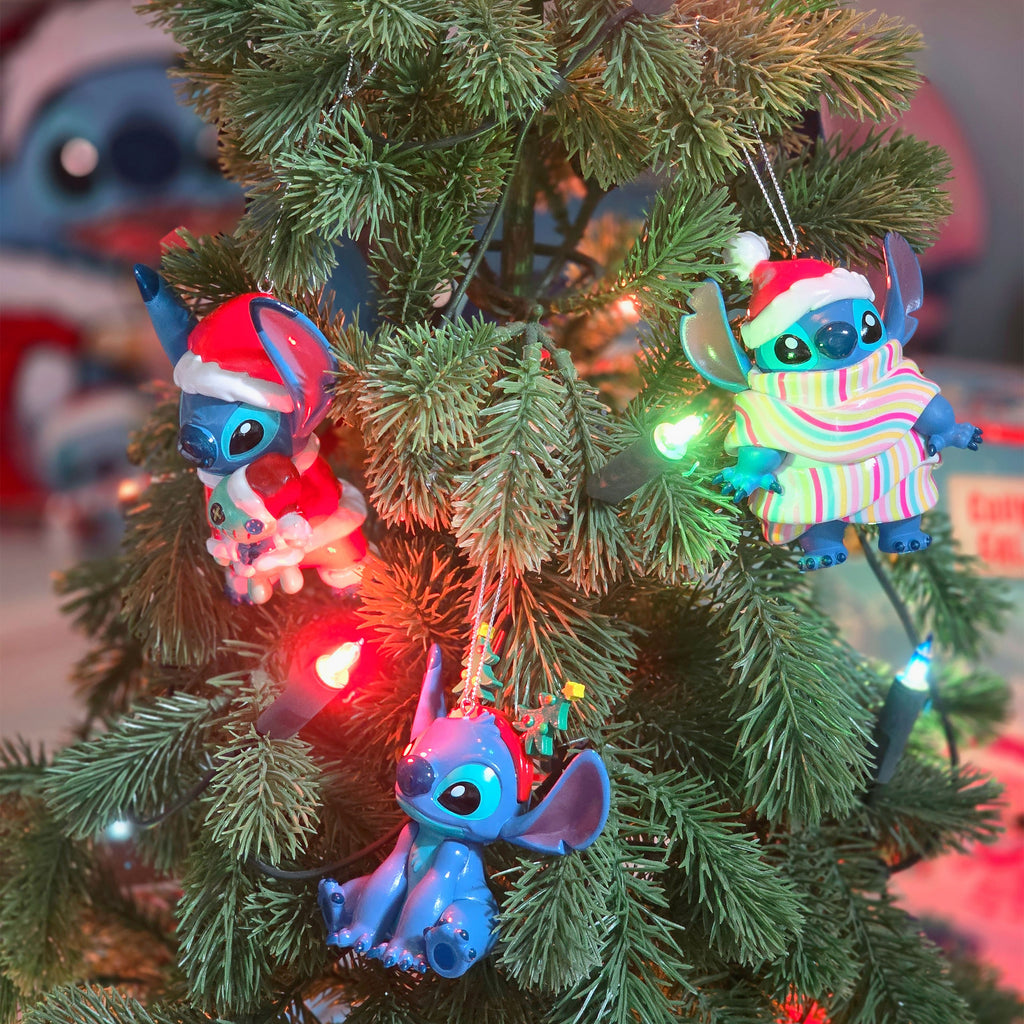 Productafbeelding Stitch zittend kerstboomornament - Lilo & Stitch
