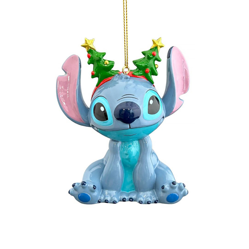 Productafbeelding Stitch met haarband kerstboomornament - Lilo & Stitch