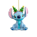 Productafbeelding Stitch met haarband kerstboomornament - Lilo & Stitch