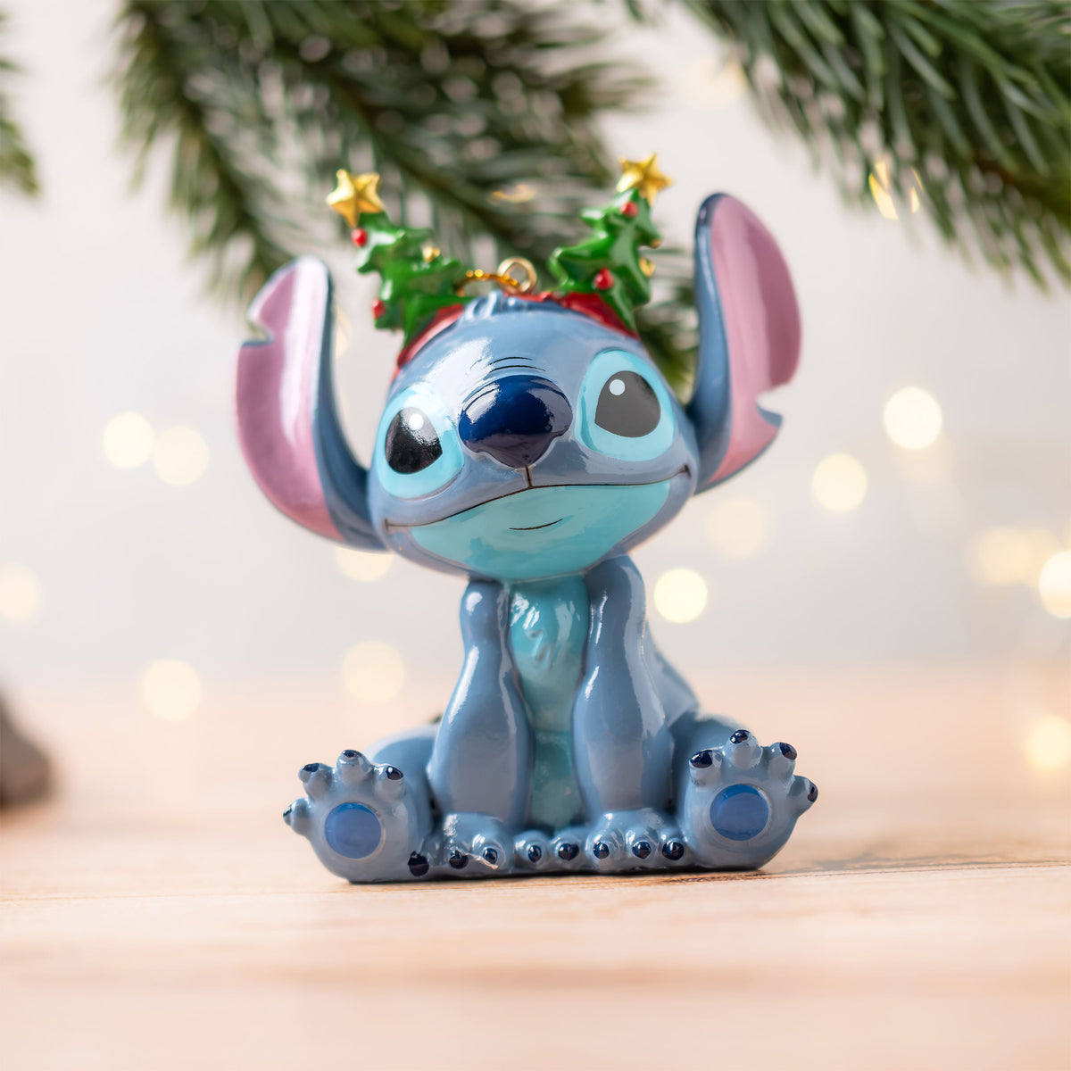 Productafbeelding Stitch met haarband kerstboomornament - Lilo & Stitch