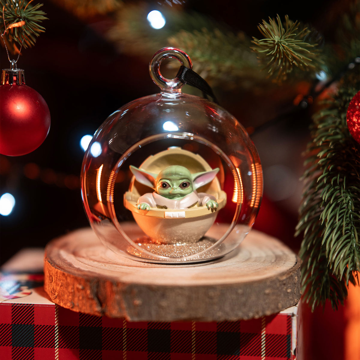Productafbeelding Star Wars - Grogu open kerstbal