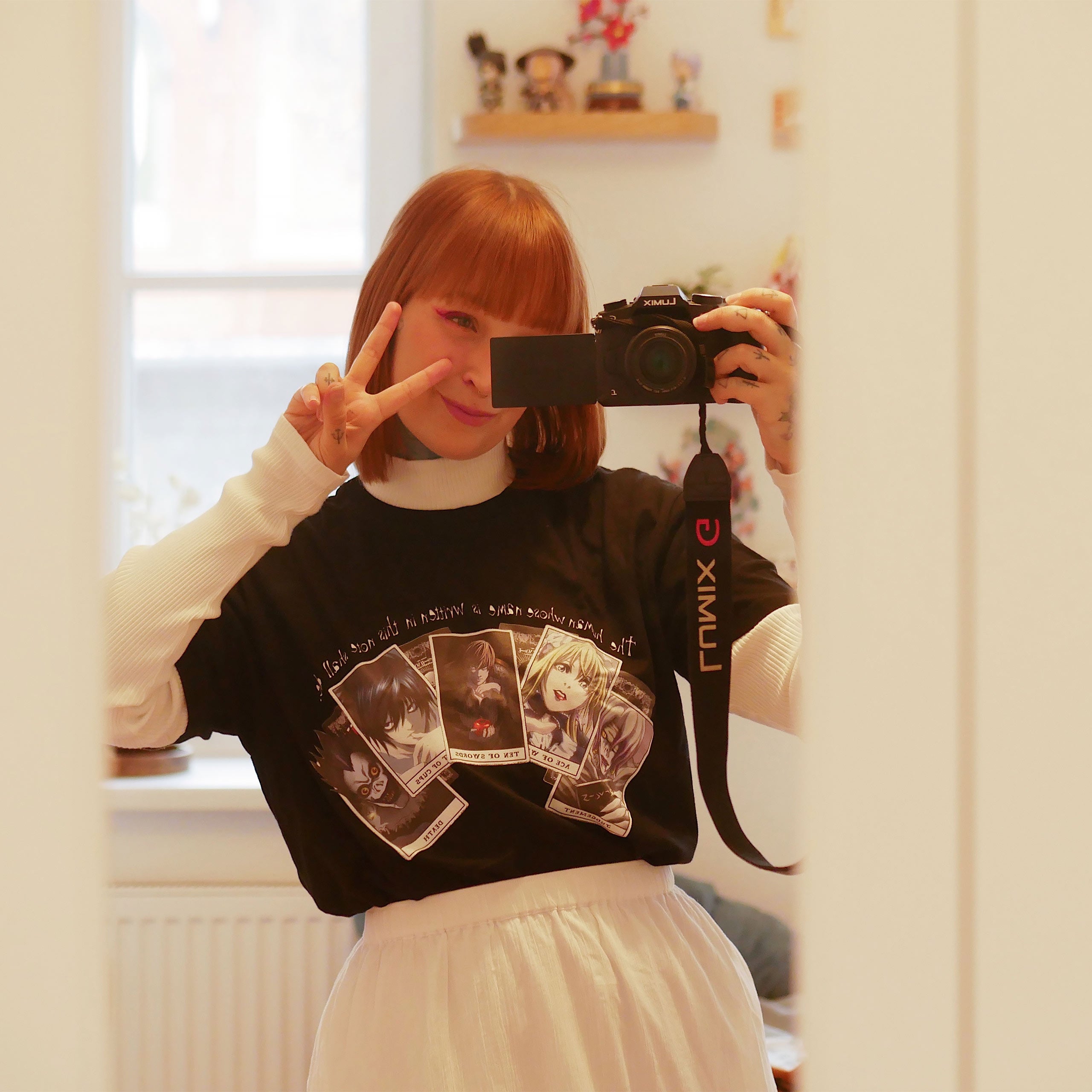 Productafbeelding Death Note - Playing Cards T-shirt zwart