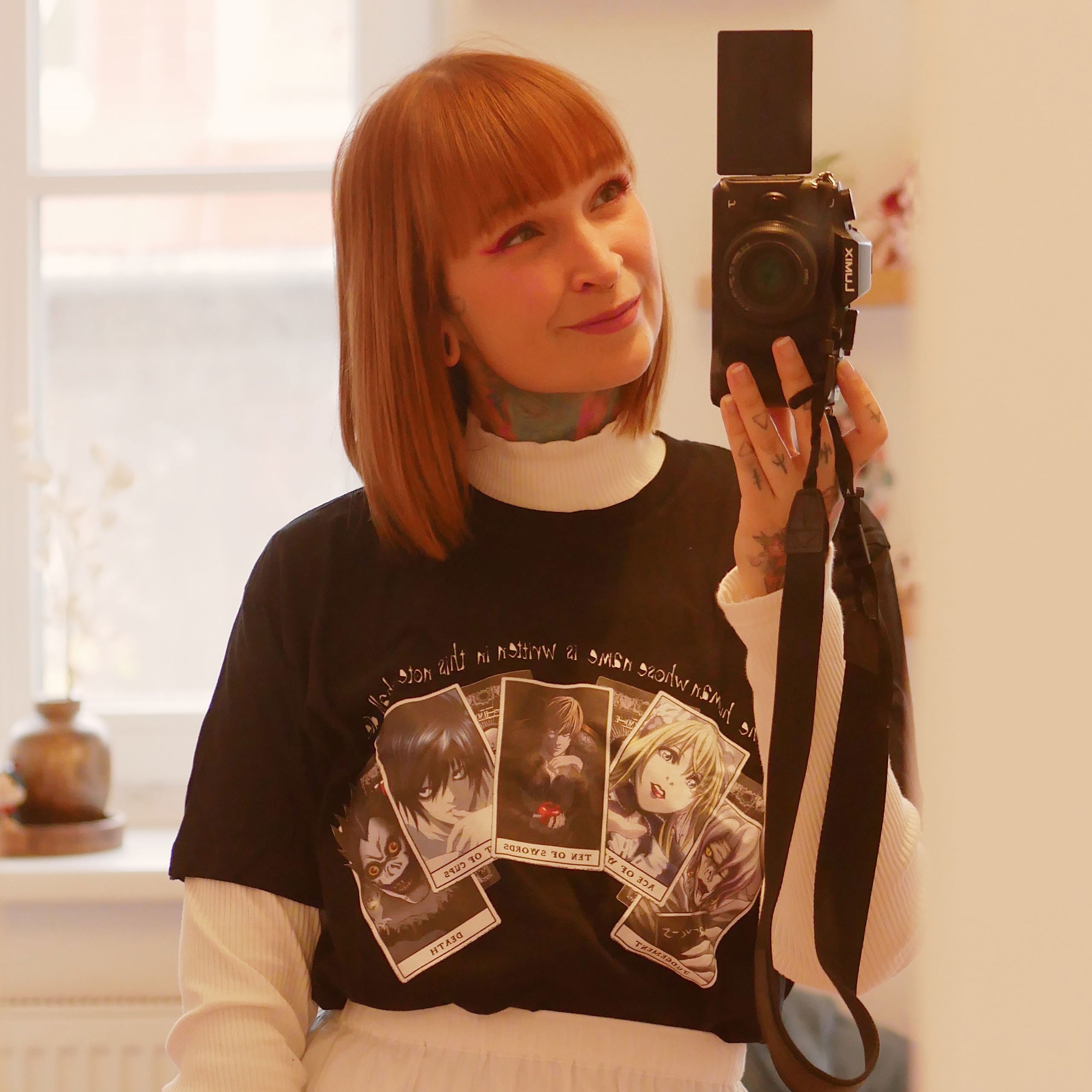 Productafbeelding Death Note - Playing Cards T-shirt zwart