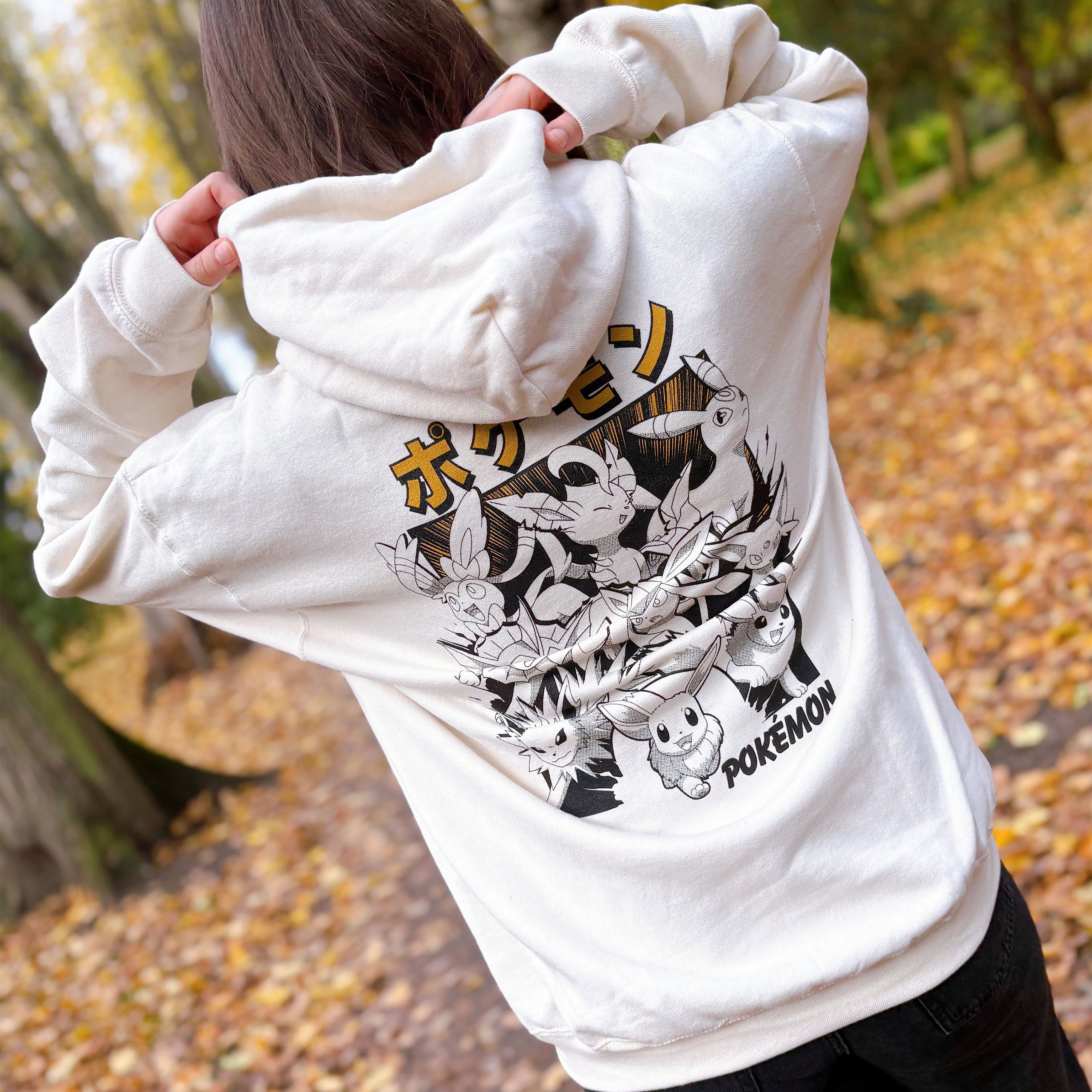 Productafbeelding Pokémon - Eevee Evolution Katakana Hoodie