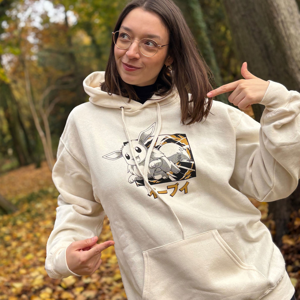 Productafbeelding Pokémon - Eevee Evolution Katakana Hoodie