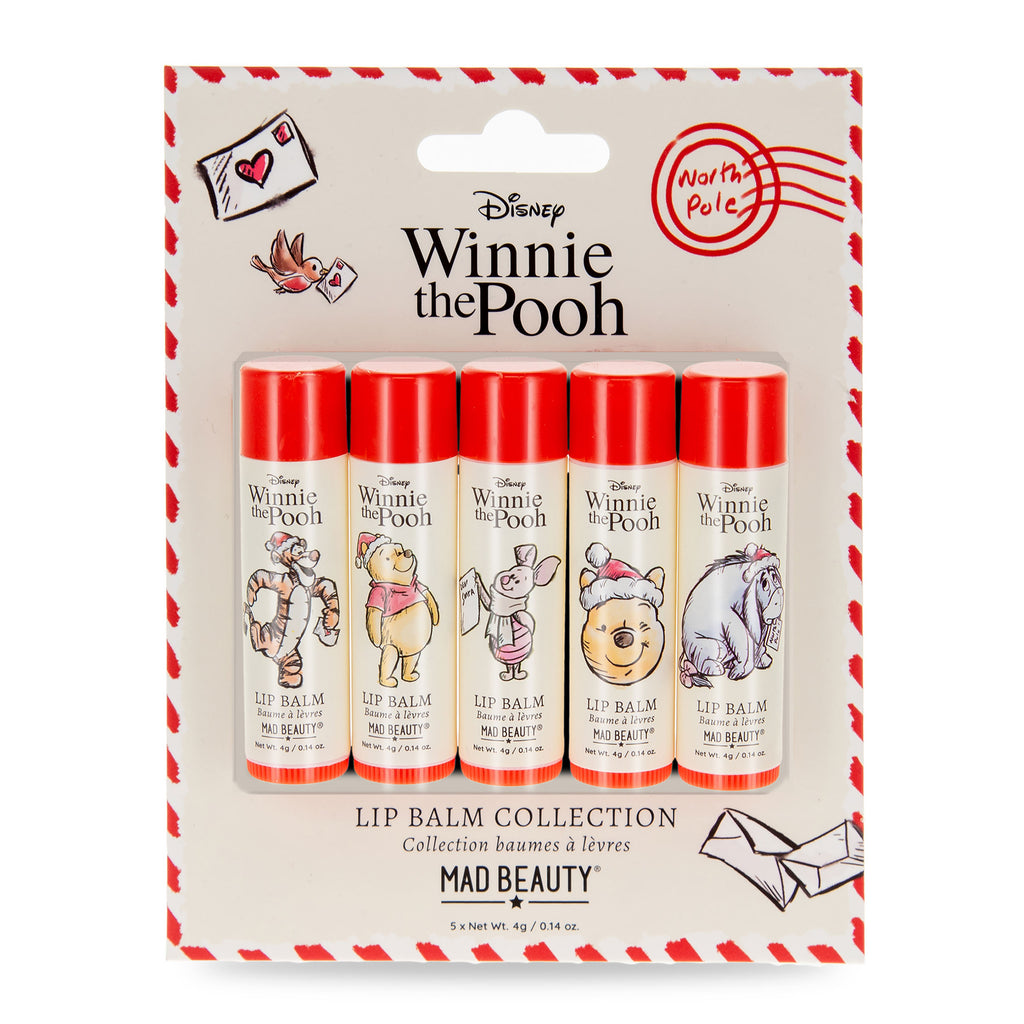 Productafbeelding Winnie de Poeh - X-mas lippenbalsem 5-delige set