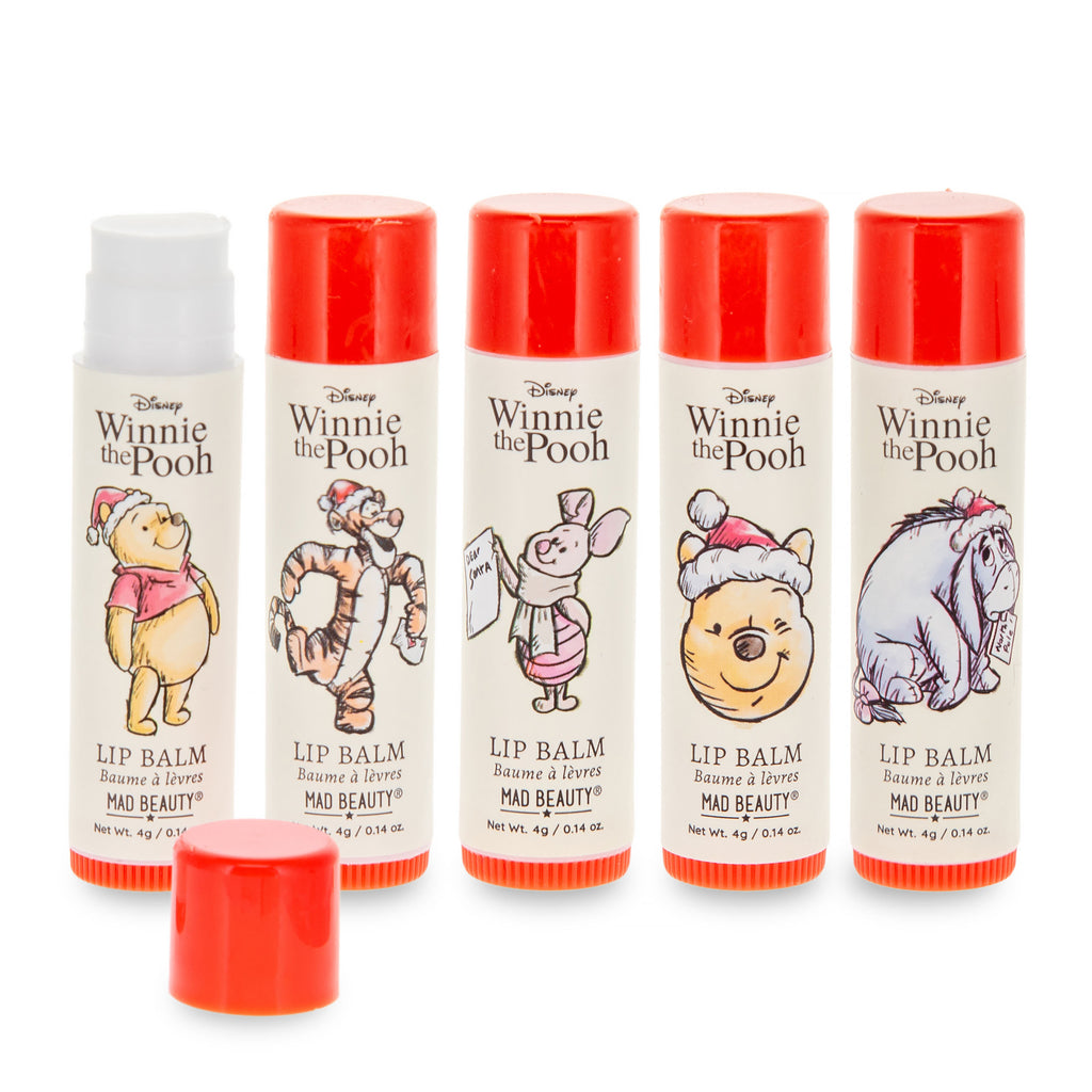 Productafbeelding Winnie de Poeh - X-mas lippenbalsem 5-delige set