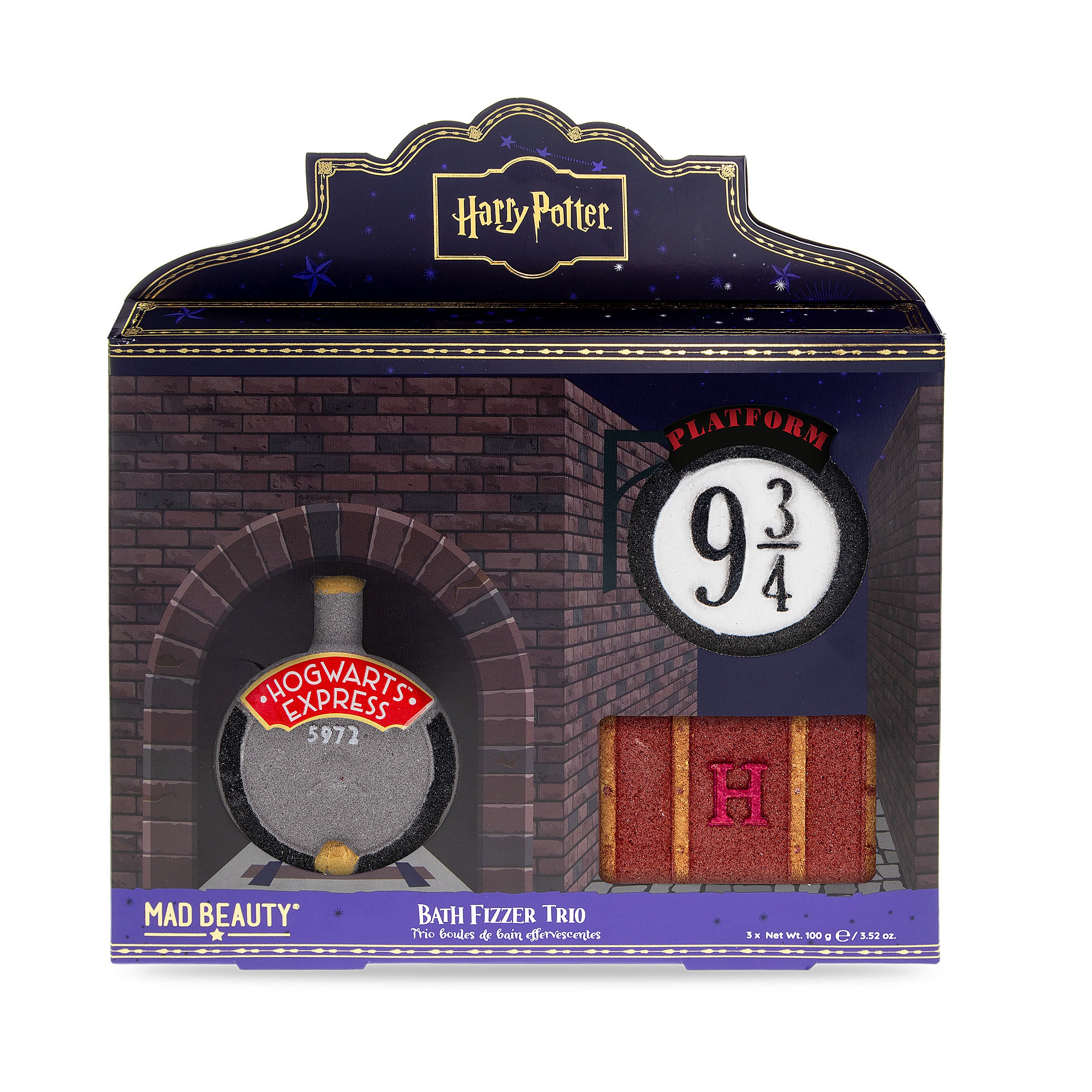 Productafbeelding Harry Potter - Perron 9 3/4 badbruisballen 3-delige set