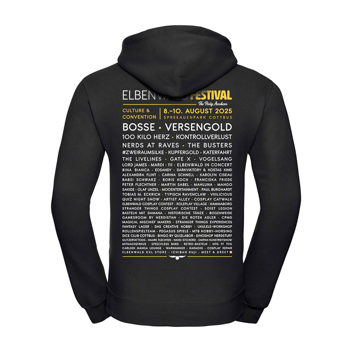 Productafbeelding Elbenwald Festival - Return of the Party Hoodie zwart